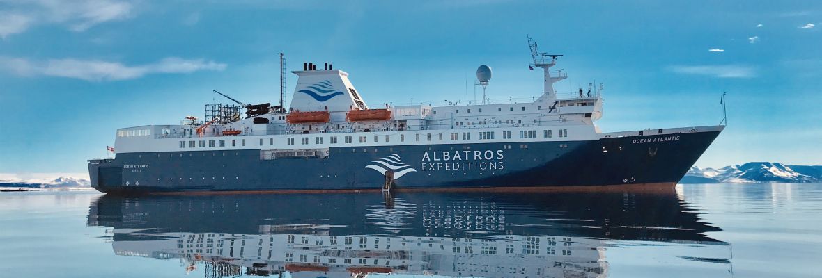 Our ship and home on this journey, the Ocean Atlantic Our ship and home on this journey, the Ocean Atlantic