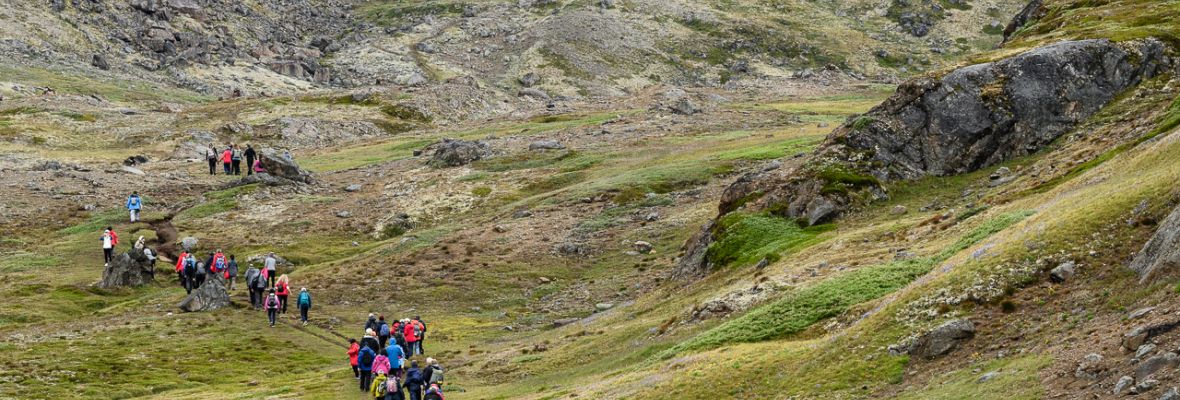 Hiking in Greenland