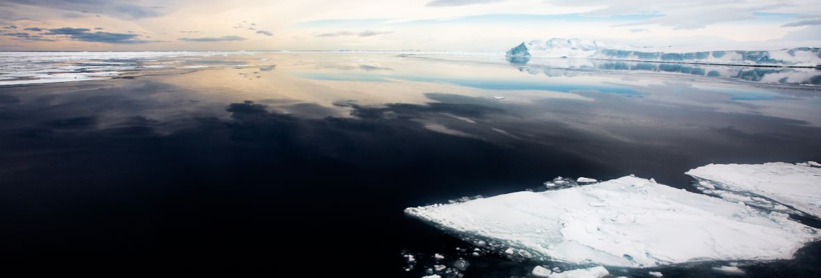 The icy waters of the Weddell Sea