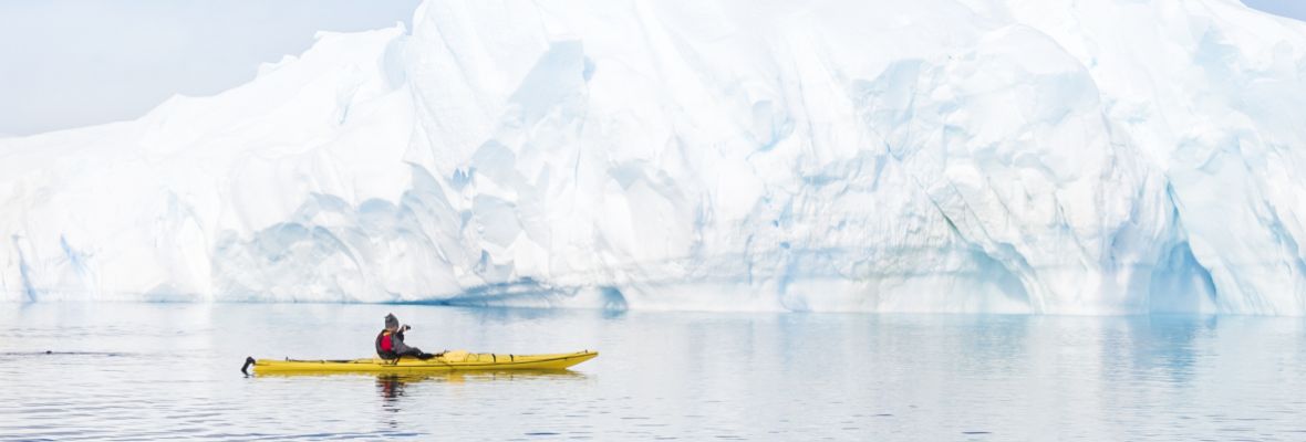 Kayaking in polar tranquility