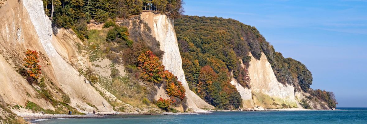 Chalk cliff on German island of Rügen Chalk cliff on German island of Rügen