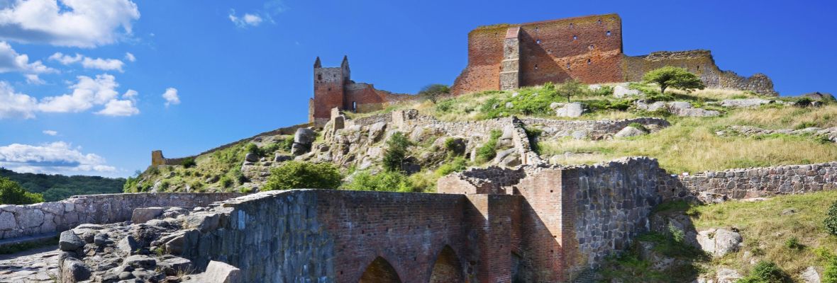 Hammershus Castle on Bornholm, Denmark