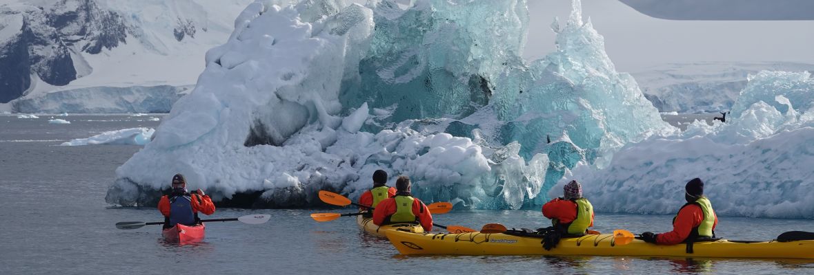 Exploring Antarctica by kayak