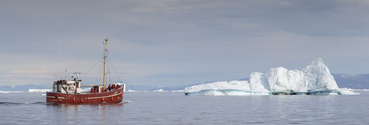 A fishing boat near Ilulissat