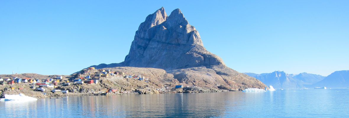 The heart-shaped mountain of Uummannaq