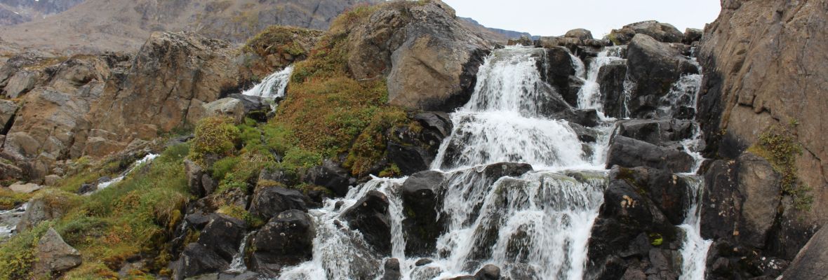 The Flower Valley waterfall, Tasiilaq