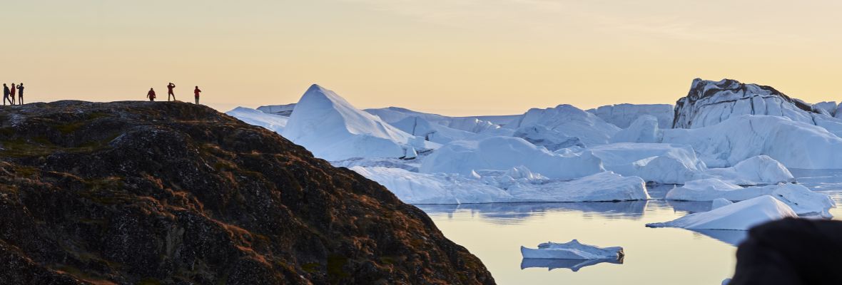 Watching the icebergs