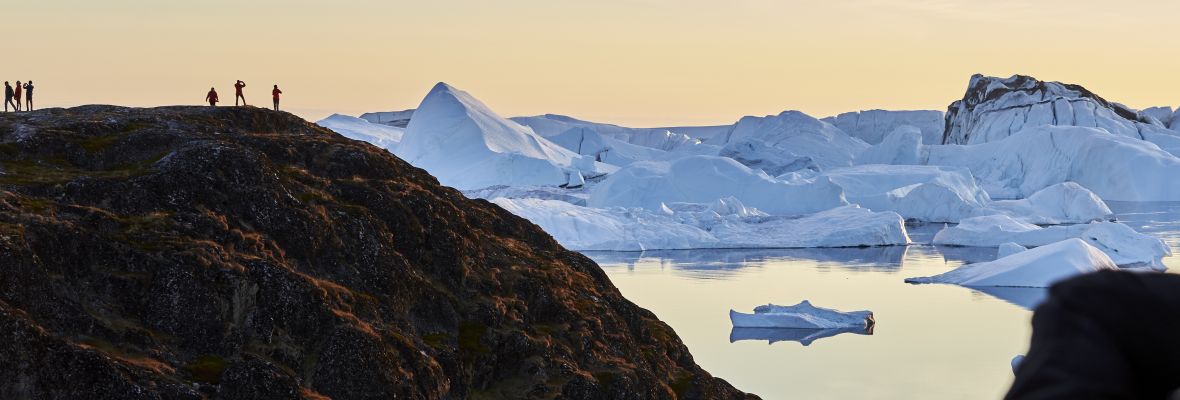 Ilulissat Icefjord in stunning Arctic light