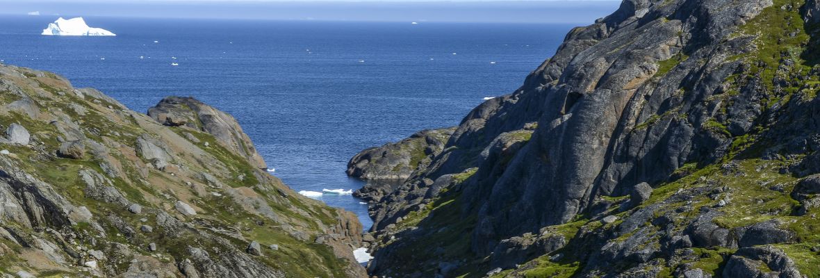 The shores of Prince Christian Sound