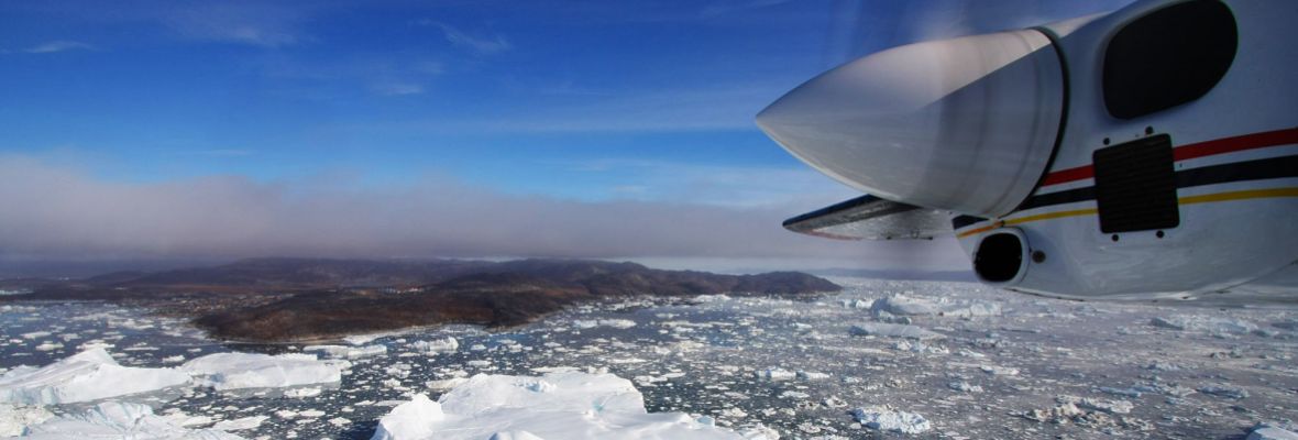 Polar flight sightseeing