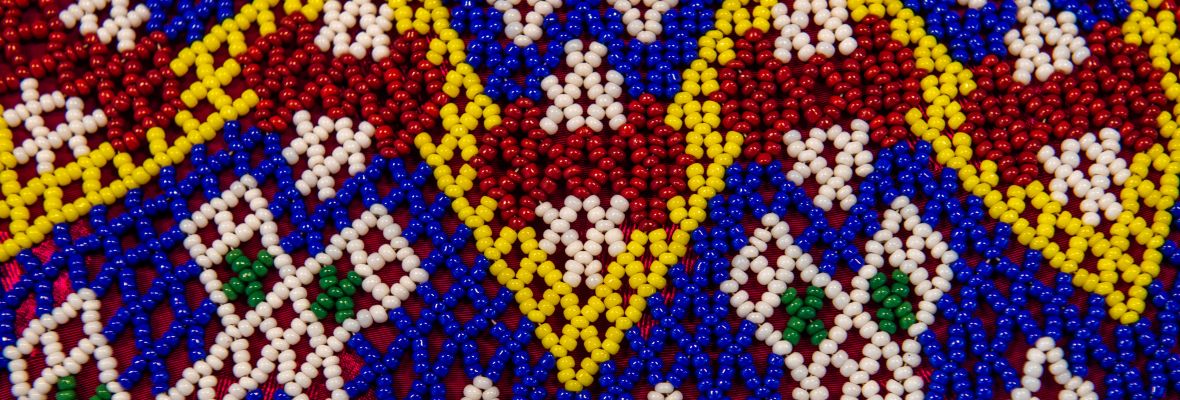 Handcrafted beadwork National Dress, Qeqertarsuaq, Greenland