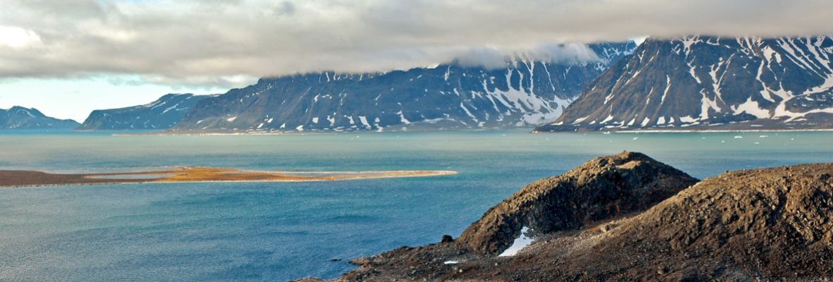 View Of Smeerenburg, Svalbard, Norway