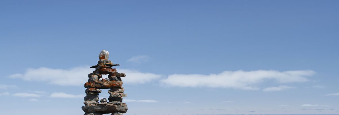 Inukshuk in Nunavut