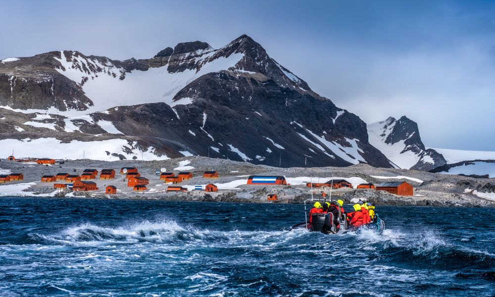 Argentine research station, Antarctic Sound Argentine research station, Antarctic Sound
