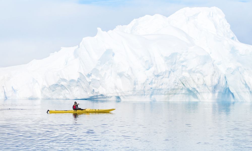 Kayaking in Antarctica Kayaking in Antarctica