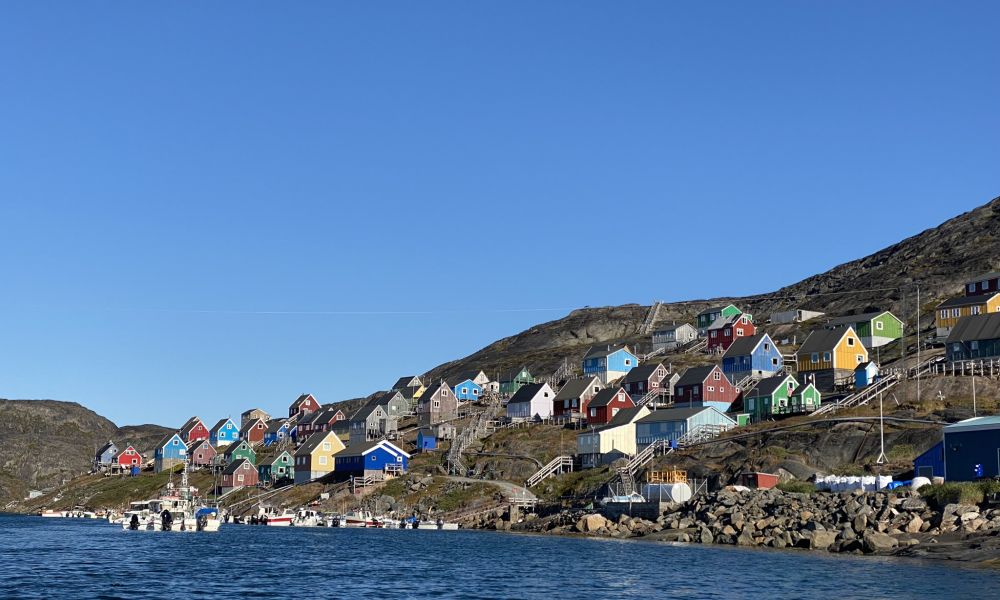 Colourful houses of Kangaamiut, Greenland