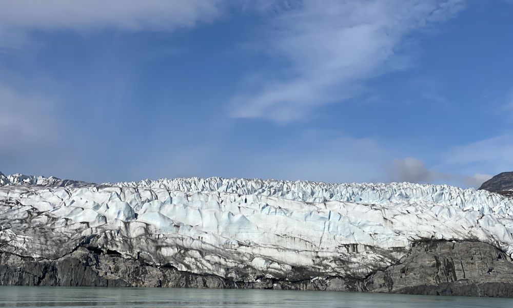 Glaciers in Evighedsfjorden 