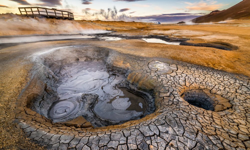 Geothermal springs, North Iceland Geothermal springs, North Iceland