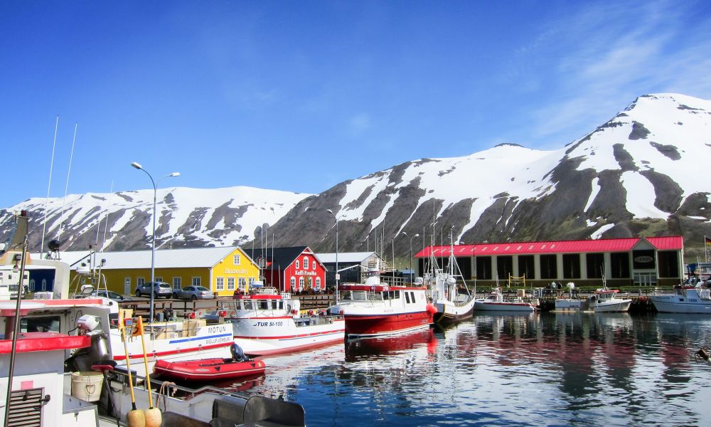 Siglufjörður harbour, North Iceland