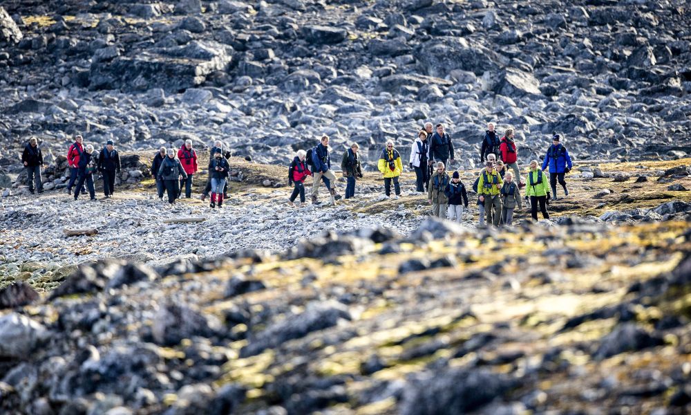 Taking a walk in the wild nature of Svalbard
