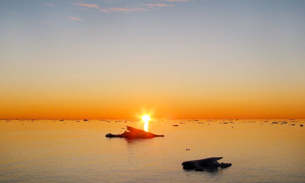 Ocean Sunset, Svalbard Ocean Sunset, Svalbard