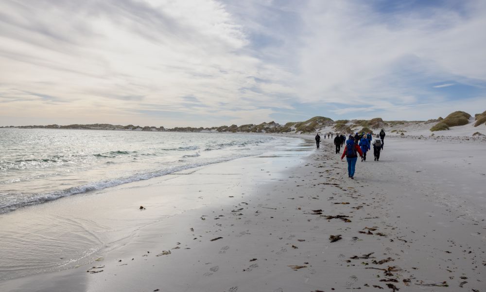 Beach at Stanley, Falkland Islands Beach at Stanley, Falkland Islands