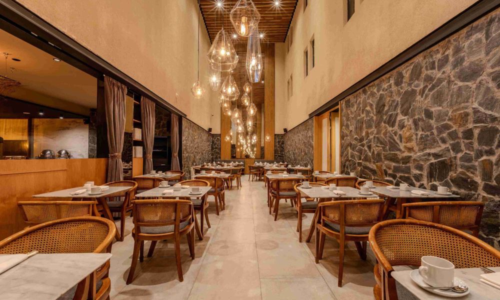 Fine dining experience in the Las Hayas Ushuaia Resort. Credits: Las Hayas Ushuaia Resort