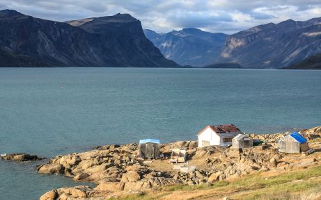 View of Pangnirtung, Baffin Island View of Pangnirtung, Baffin Island