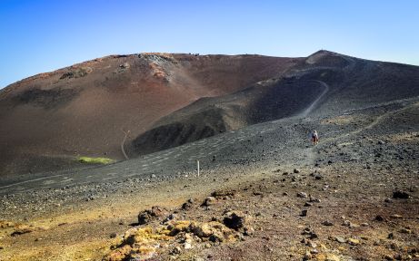 Iceland Vestmanna Islands HeimaeyIsland Overlooking Recent Lava Flow