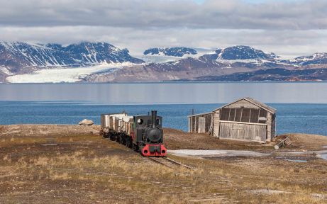 View of Ny Alesund, Svalbard