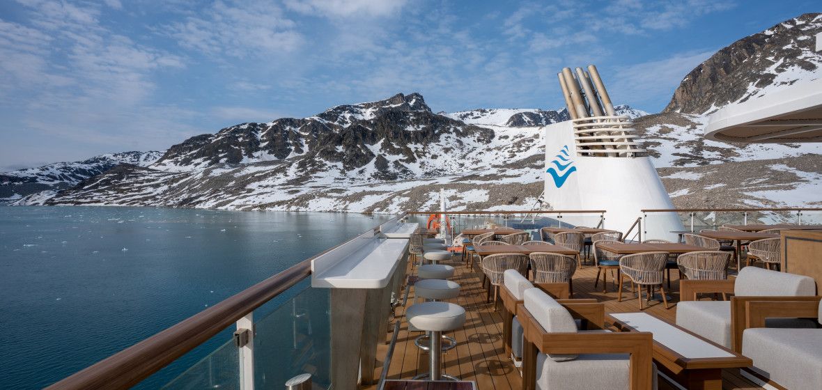 cruise ship on ocean