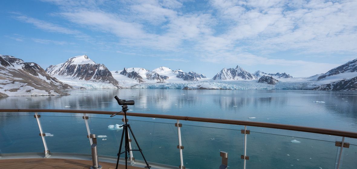 cruise ship on ocean